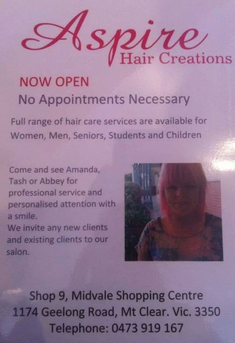 Aspire Hair Creations - Hairdresser Find 0