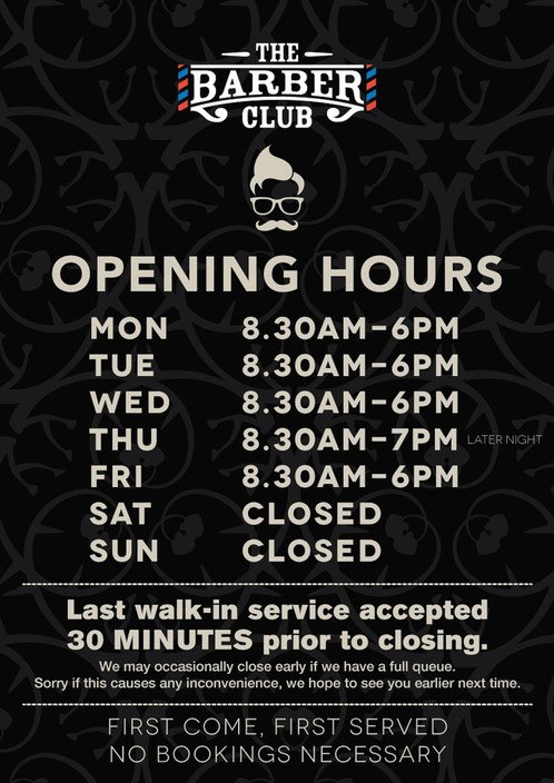 The Barber Club Haircuts For Men Docklands