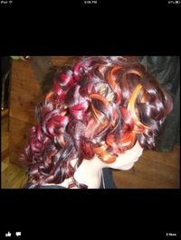 Curled Up amp Dyed